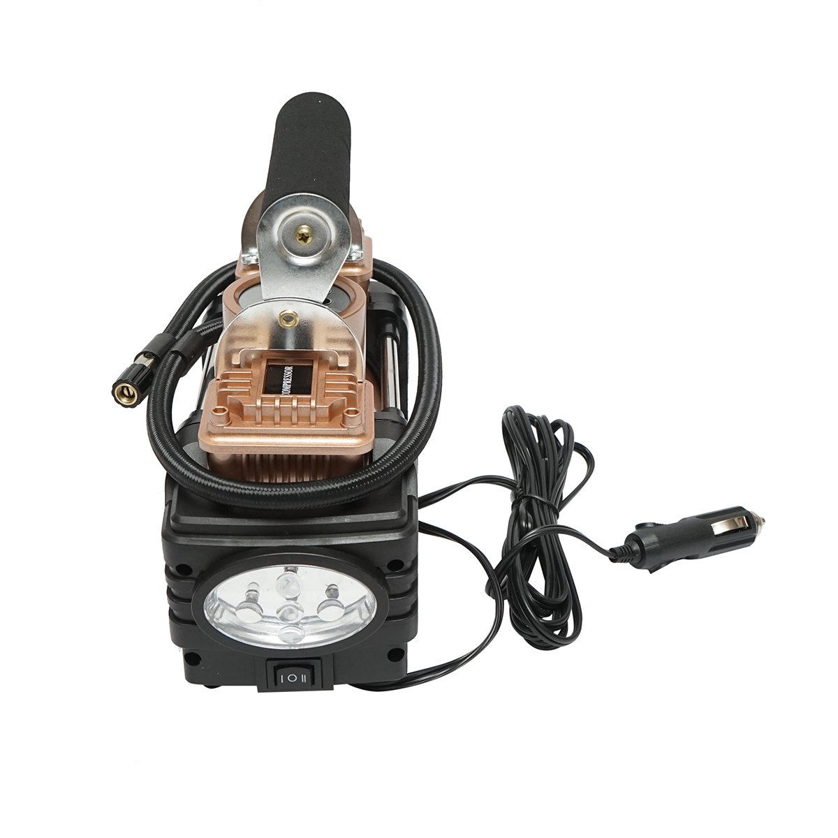 Compresor aer umflat roti 12V 180W, 150PSI, 45l/min, cablu 3m pentru priza bricheta auto Breckner Germany
